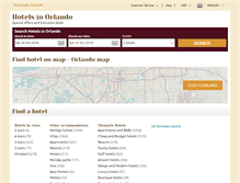 Tablet Screenshot of orlandohotelinfo.com
